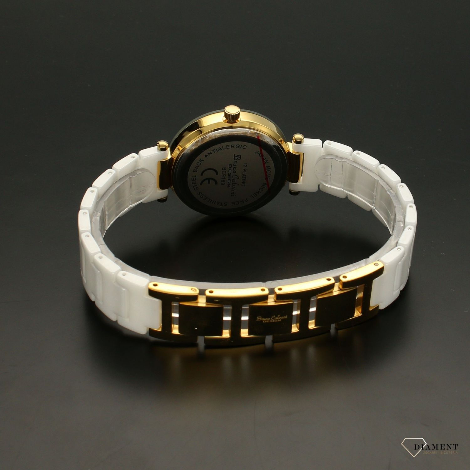 Zegarek  damski Bruno Calvani 'Biała ceramika' BC9189 jpg.jpg